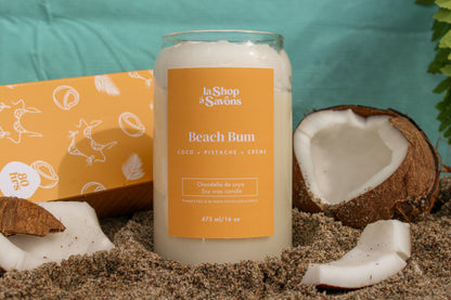 Soy candle 16 oz - Beach Bum