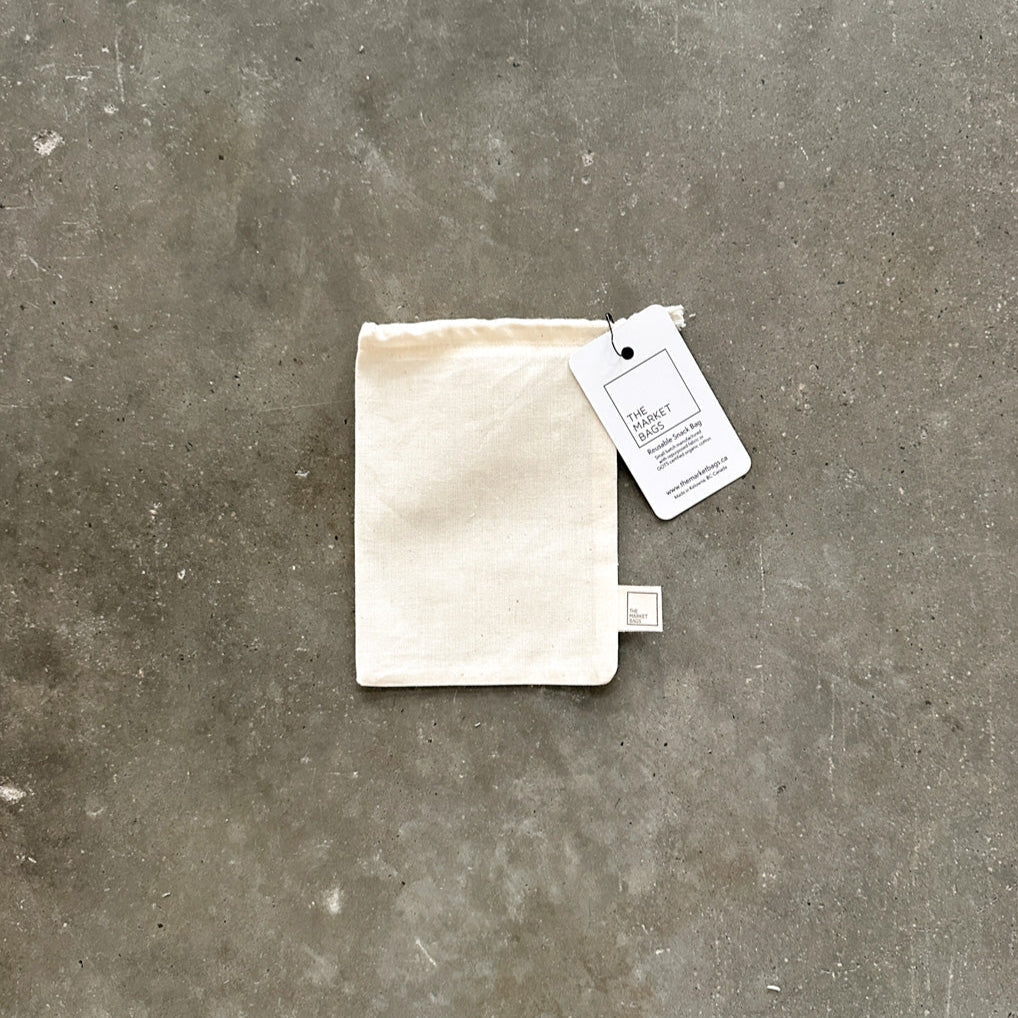 Sac à goûter en coton biologique