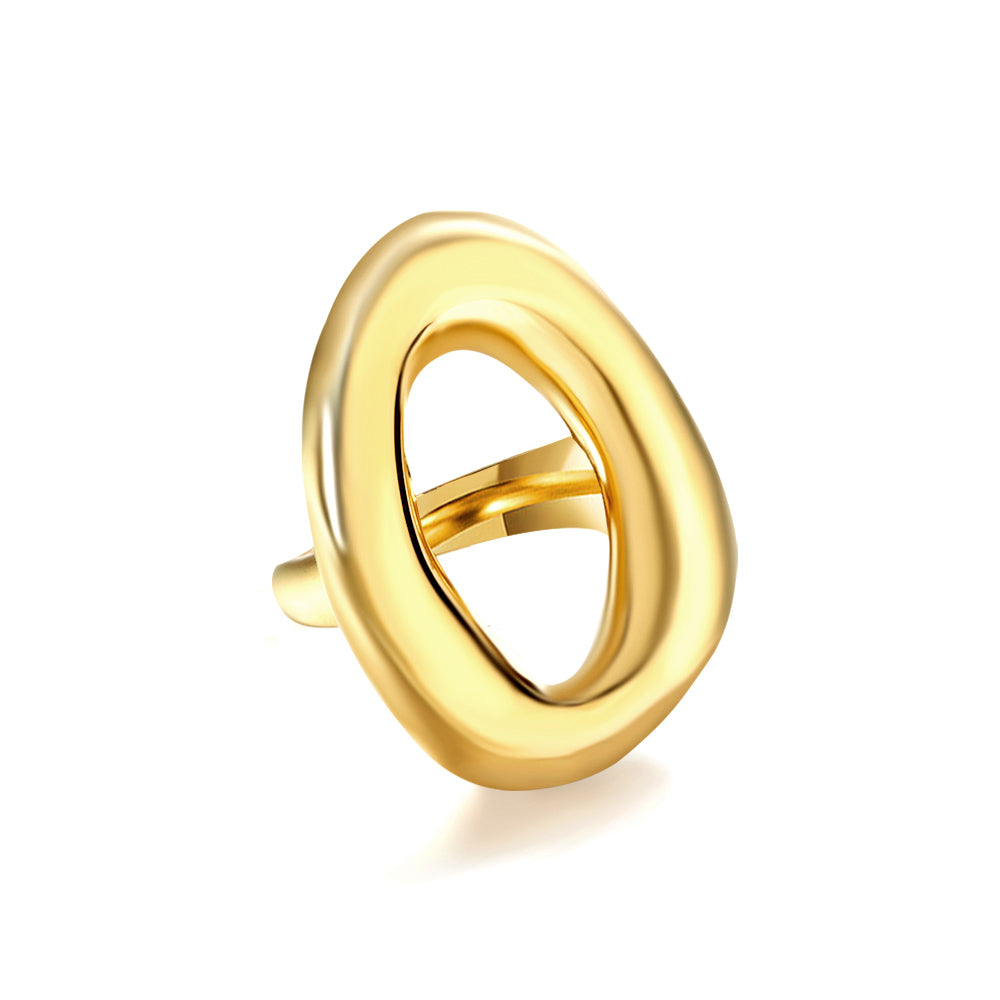Bague Étreinte Dorée Bio