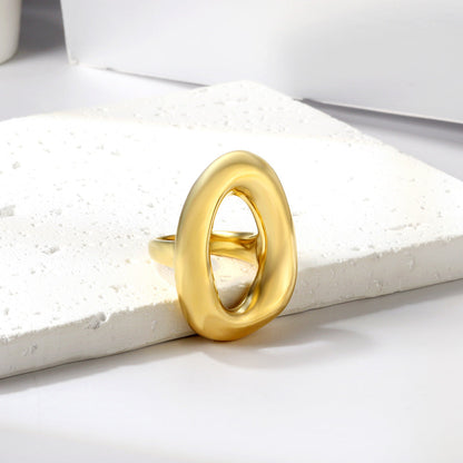 Bague Étreinte Dorée Bio