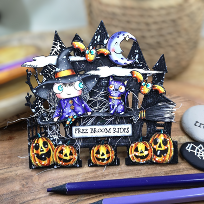 AALL and Create - A7 Stamp Set - Too Cute Spook