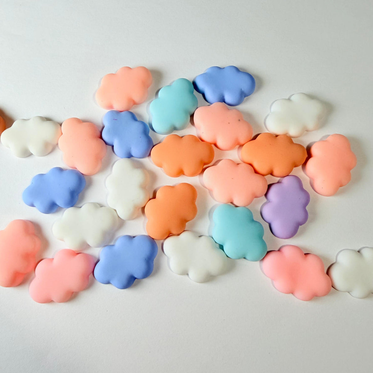 Breloques Nuages Plats pour Artisanat DIY