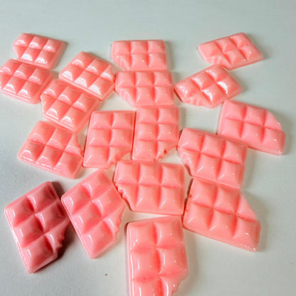 Breloques en forme de pépites de chocolat roses pour loisirs créatifs