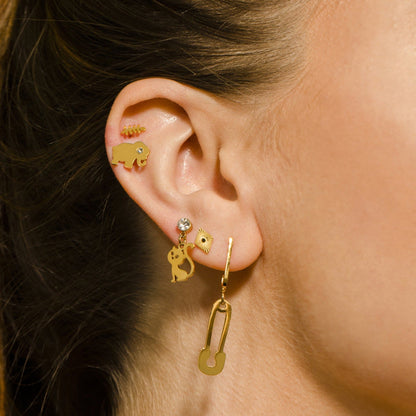 Lot de 2 paires de boucles d'oreilles gratuites