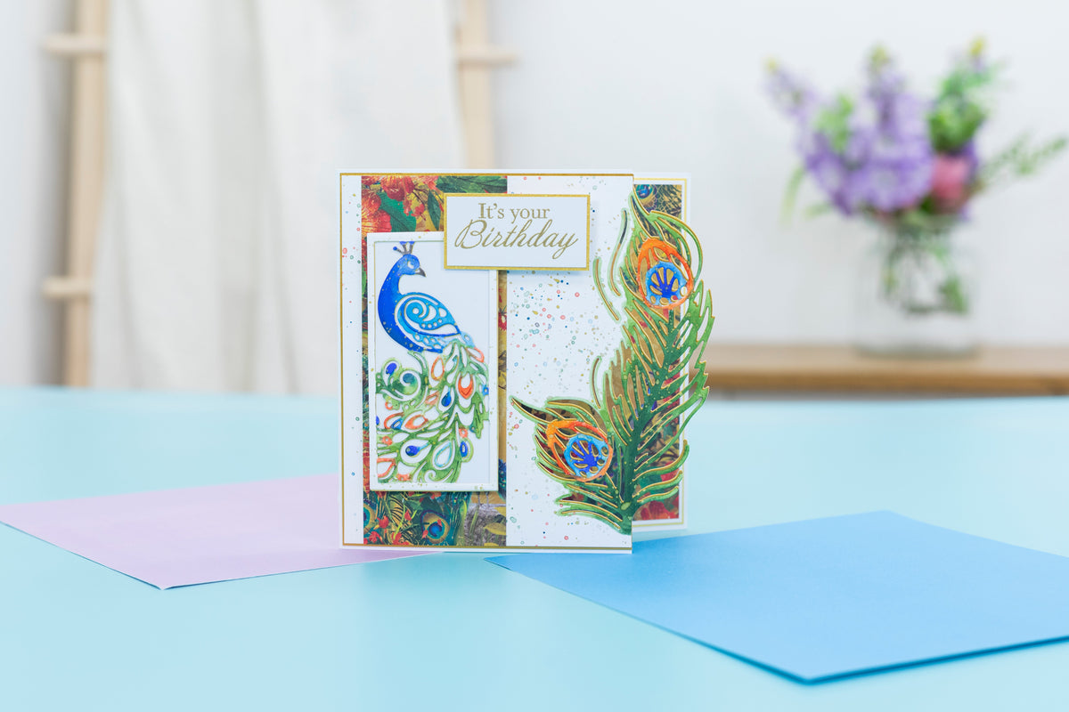 Graceful Plumes Metal Die Edge’able - Lucky Feathers
