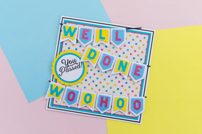 Bloc de papier 15 x 15 cm - Collection Celebrate Good Times de Crafter’s Companion