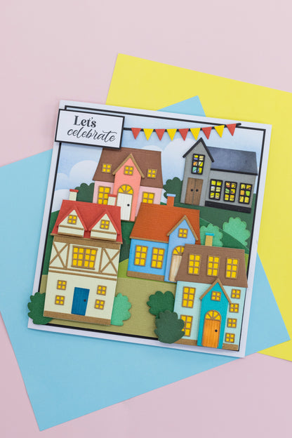 Bloc de papier 15 x 15 cm - Collection Celebrate Good Times de Crafter’s Companion