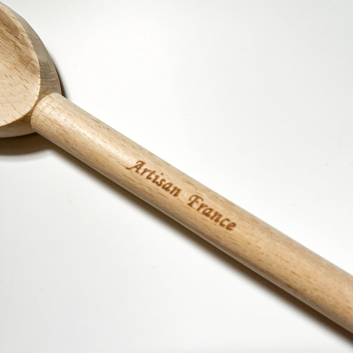 Artisan Beechwood Cooking Spoon – 100% Natural – Non-Toxic Wooden Spoon – 12"