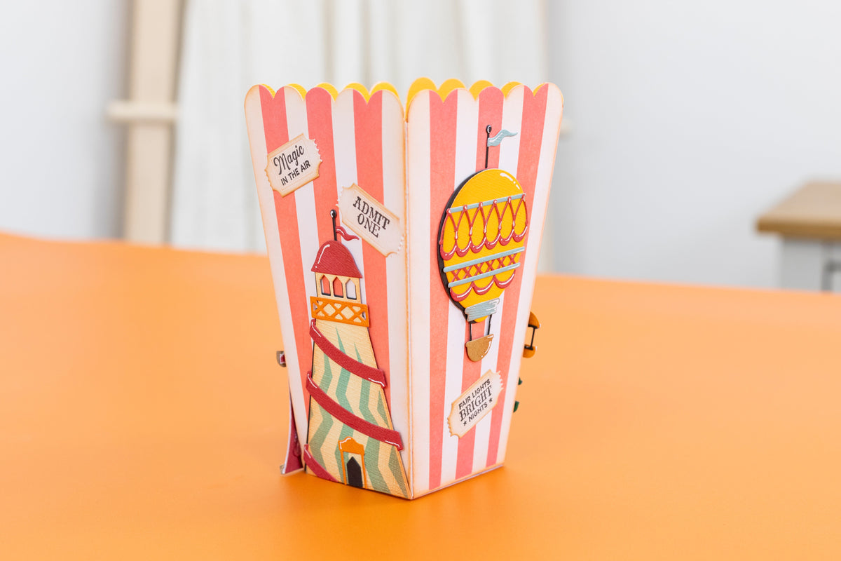Vintage Carnival Stamp & Die - Ticket Fun