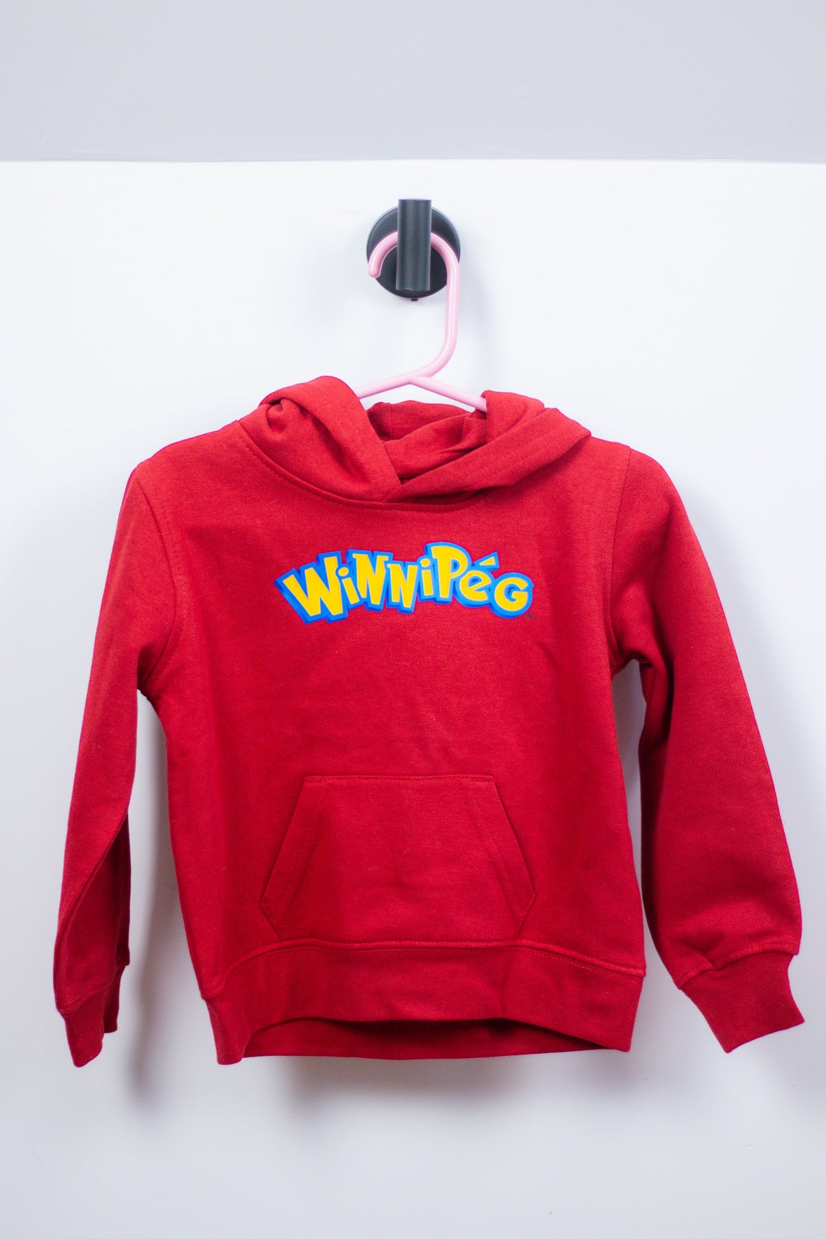 Chandail à capuchon rouge pour enfants Winnipeg