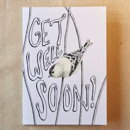 'Get Well Soon' Little Bird Card