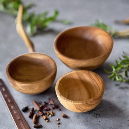 Wooden Spice Bowl