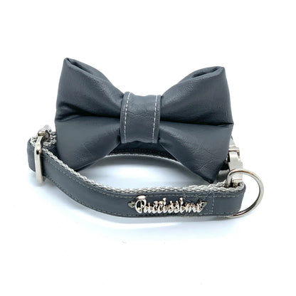 Shadow dog bow tie
