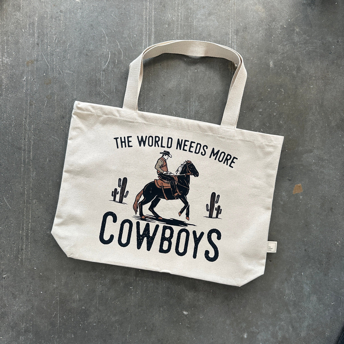Sac fourre-tout Le monde a besoin de plus de cow-boys