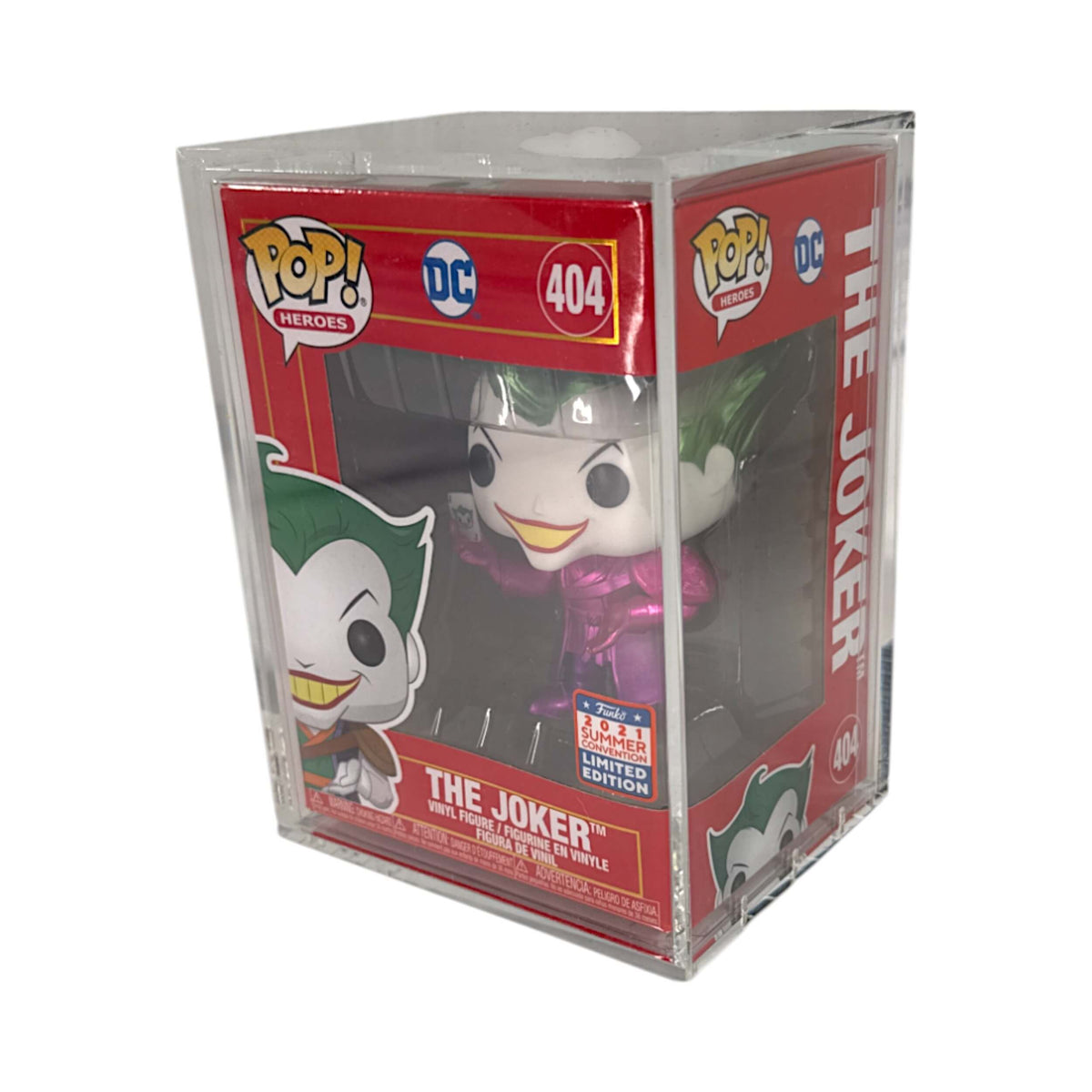 EVORETRO Acrylic Case Display for Standard size 4" Funko Pop Pack of 1