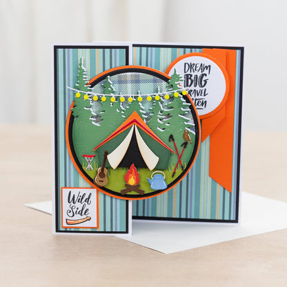 Crafters Companion The Great Outdoors Metal Die Edge’able - Alpine Charm