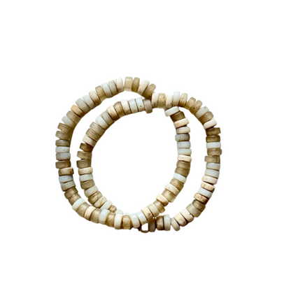 Double Strand Glass Bead Bracelet