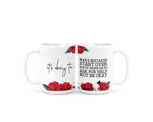 Mug en céramique « Ça va aller » | Mug Santé Mentale
