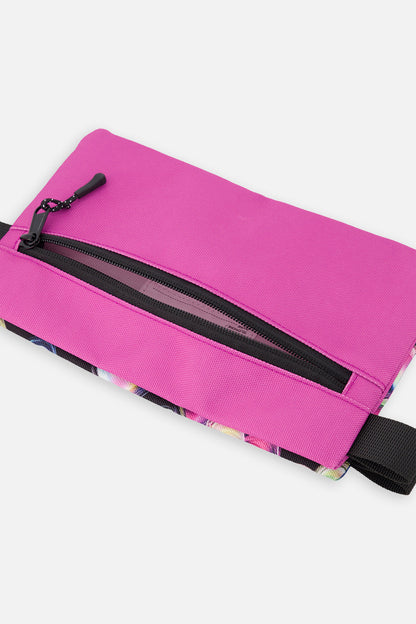 Pencil Case Black Printed With Hearts