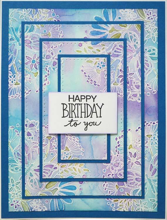 Matrices bois transparentes - Bouquet de papillons