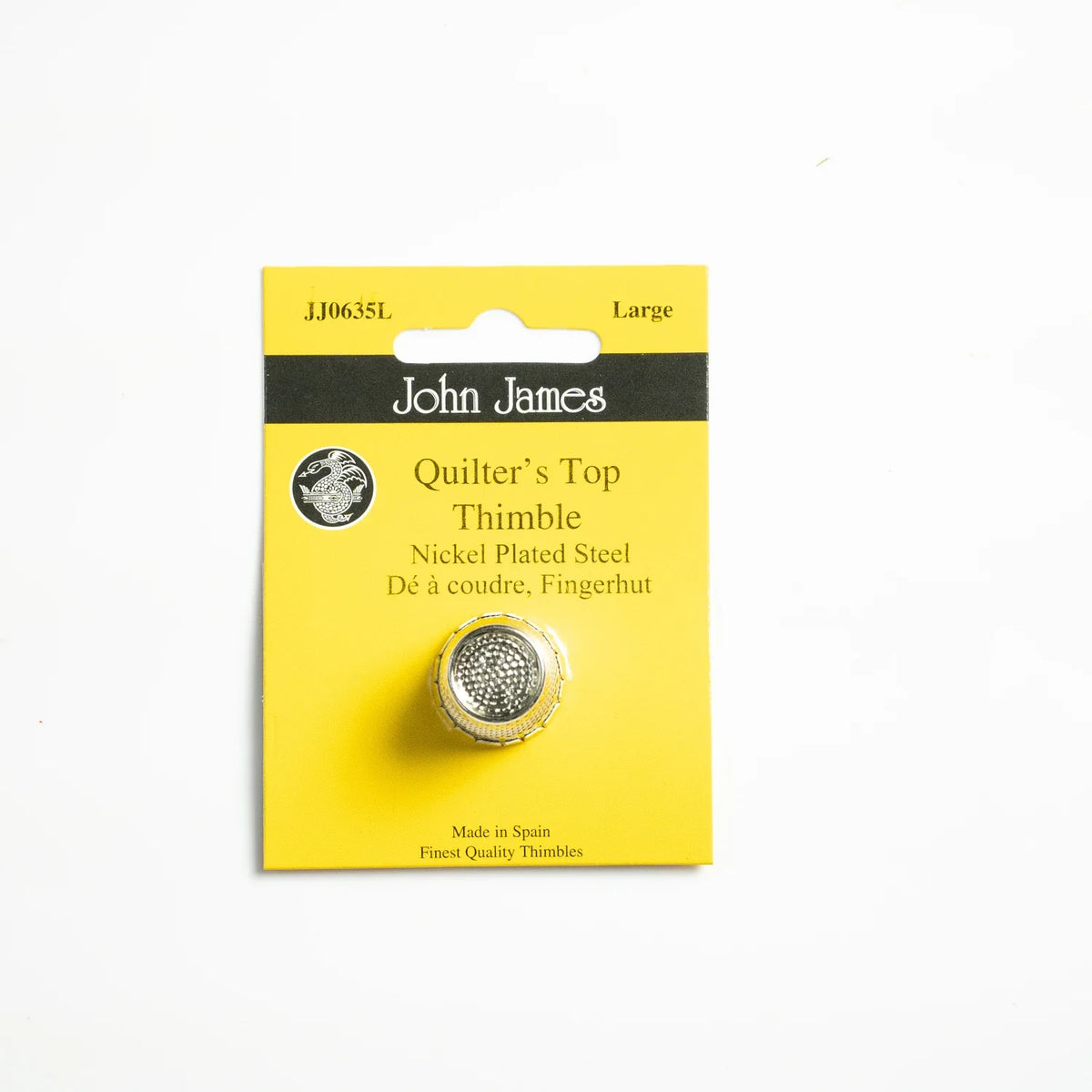 John James - Crimped Top Thimble Large