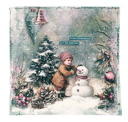 JMA Paper Elements 35 Collage Elements Christmas Blush 35 Pieces