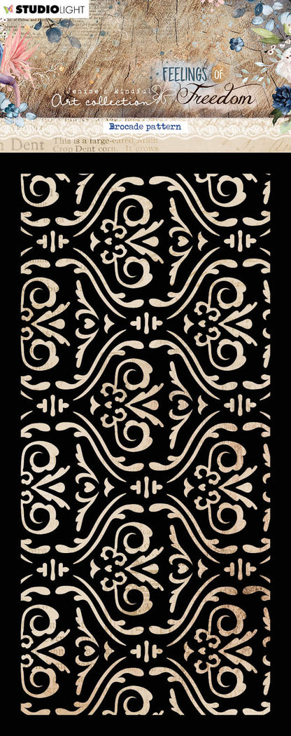 JMA Masque Motif Brocart Sentiments de Liberté 105x210x1mm 1 PC n°194