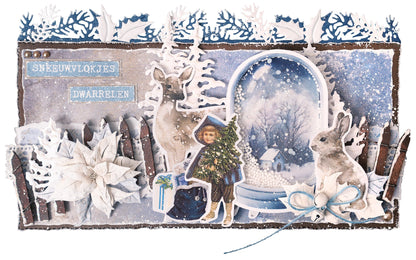 JMA Cutting Die Christmas Borders Vintage Christmas 95x210x1mm 8 PC nr.720
