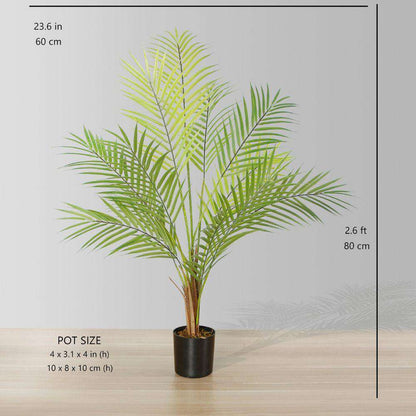 Jule Palmier Aréca Artificiel en Pot (Plusieurs Tailles)