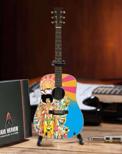 Maquette de guitare acoustique miniature Jimi Hendrix AXIS Bold As Love