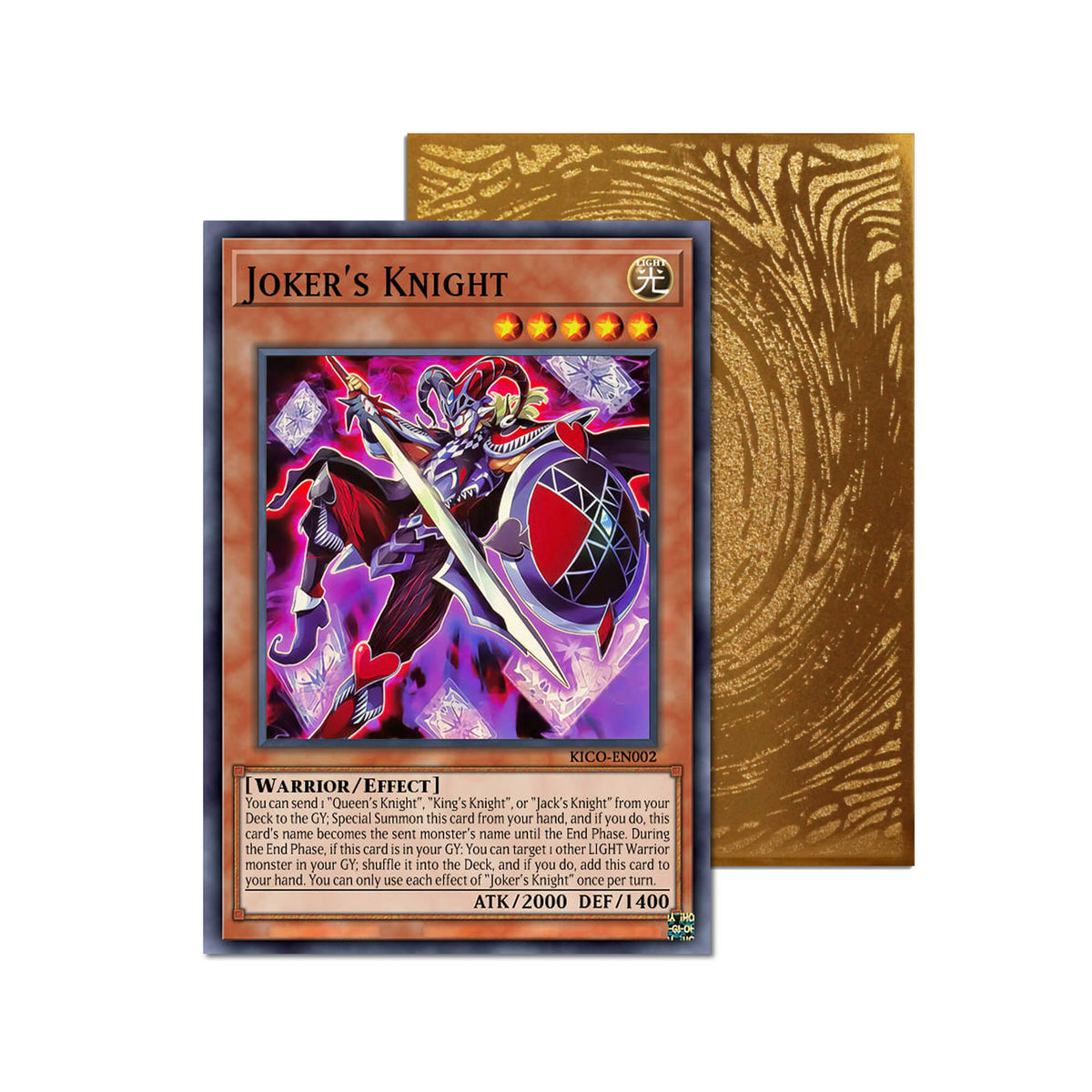 Joker's Knight Metal Orica Card