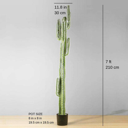 Plante en pot Ketzal Faux Cactus 7'