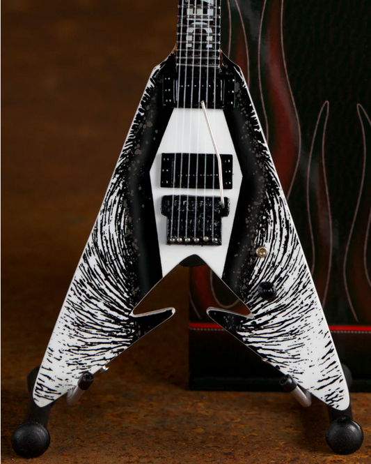 Réplique de guitare miniature de collection Kirk Hammett Death Magnetic V