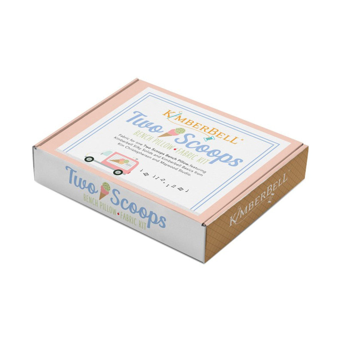 Kimberbell Two Scoops - Tissu et CD de broderie pour coussin de banc