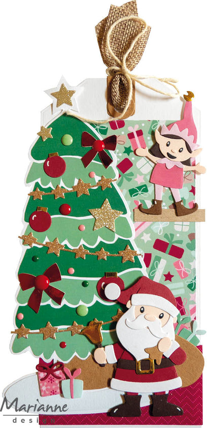 Matrice de découpe Marianne Design Collectables - Christmas Elves By Eline & Marleen
