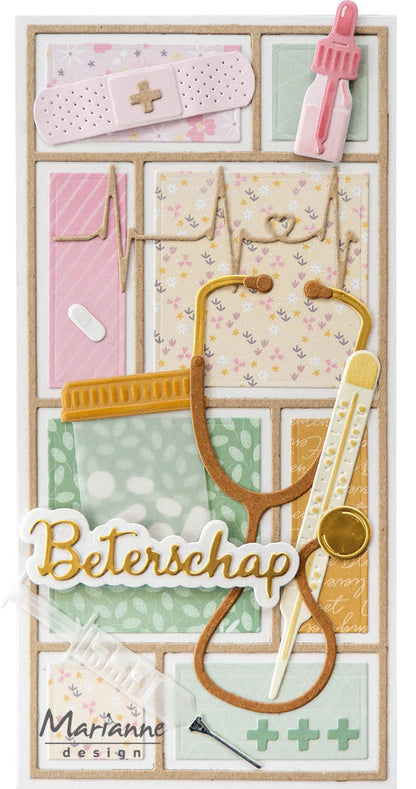 Matrice de découpe Marianne Design Creatables - Slimline Lay-Out