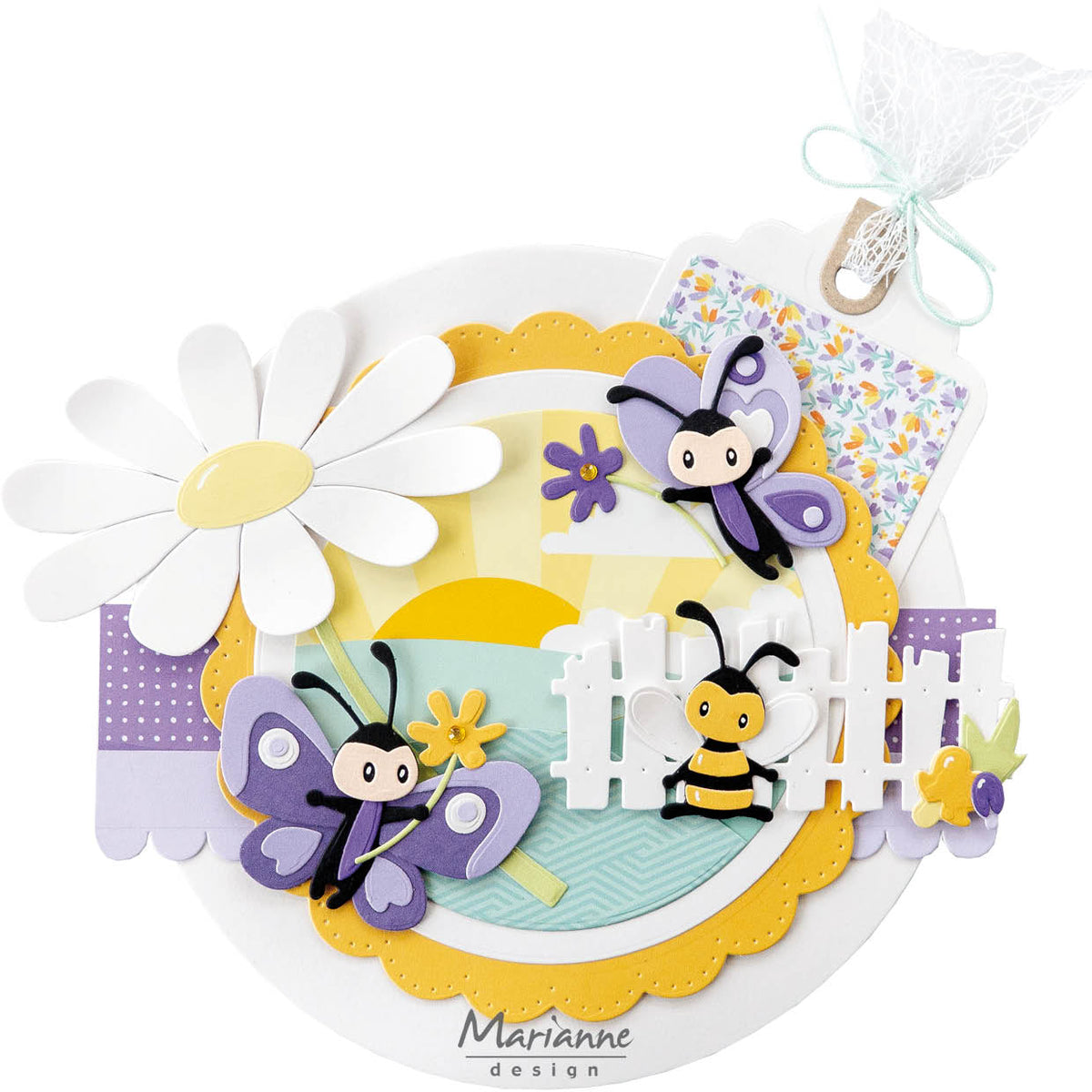 Matrice de découpe Marianne Design Collectables - La Famille Papillon d'Eline