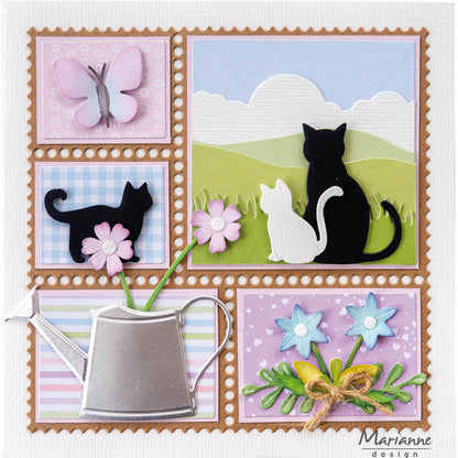 Marianne Design Craftables Matrice de découpe - Mise en page - Carré à tamponner