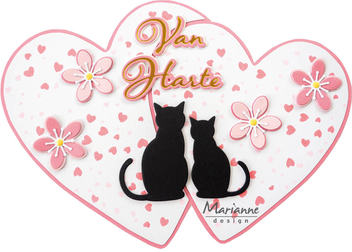 Matrices de découpe Creatables de Marianne Design - Chats et chatons