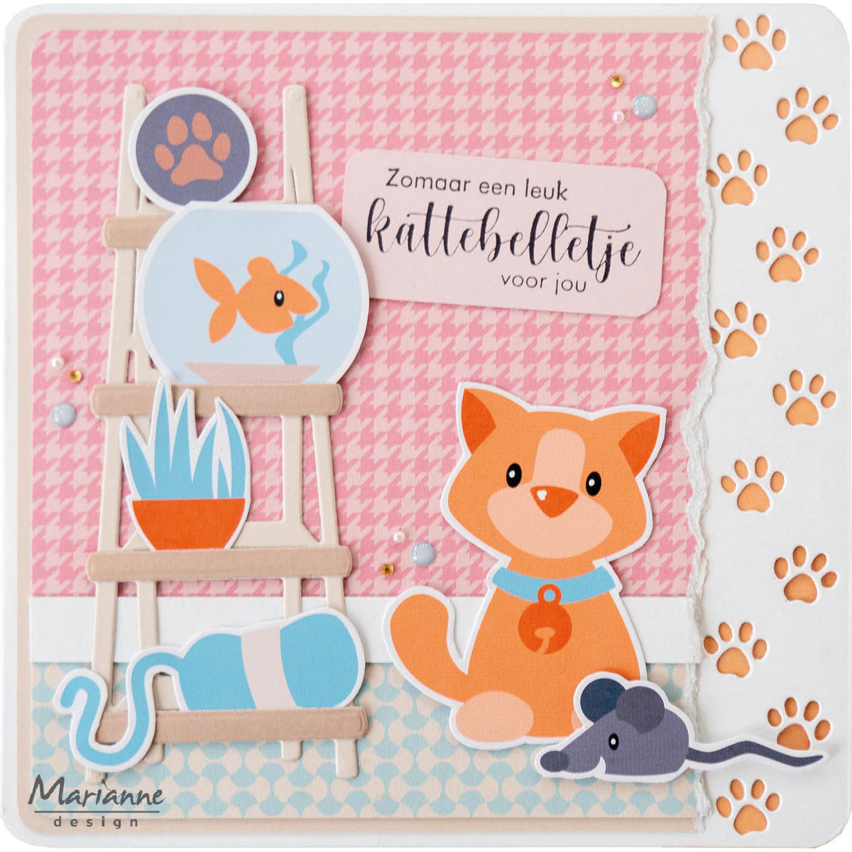 Marianne Design A4 Paper Pad - Tails & Whiskers