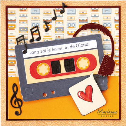 Marianne Design Craftables Die - Punch Die XL - Music