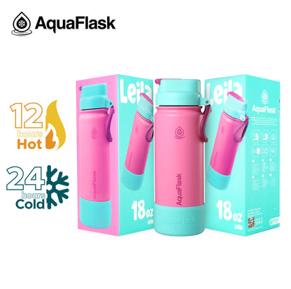 Bouteilles d'eau AquaFlask Kids FlipSip 532 ml (18 oz)