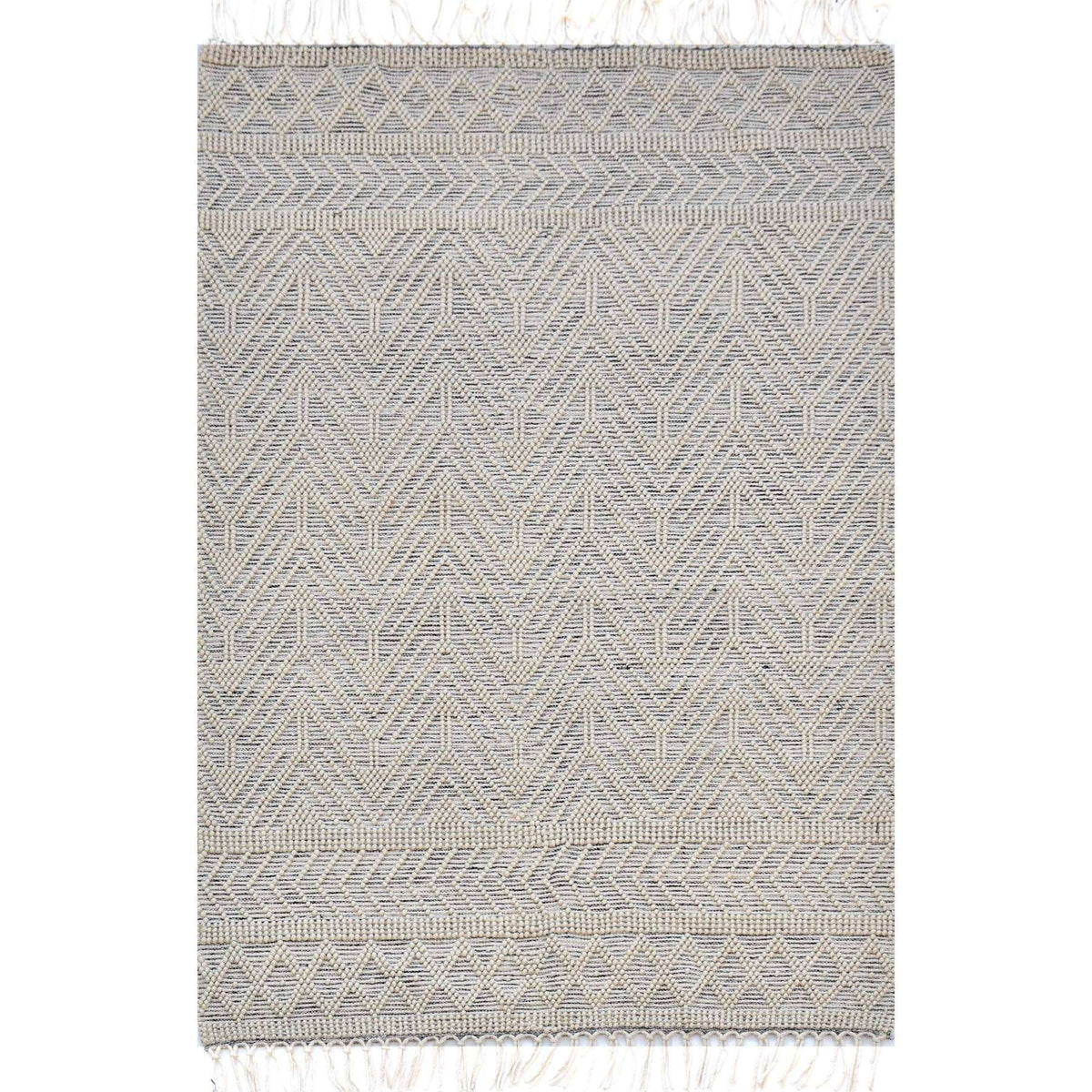 Tapis Leda en laine tressée 6x9