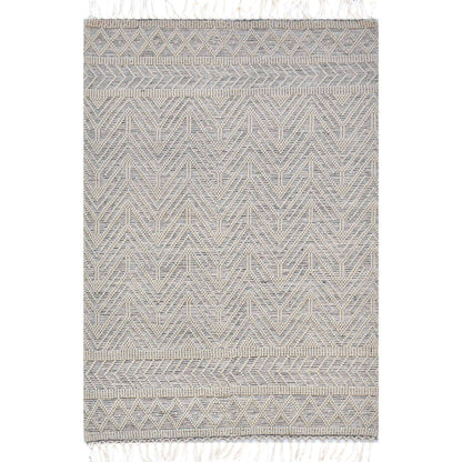 Tapis Leda en laine tressée 6x9