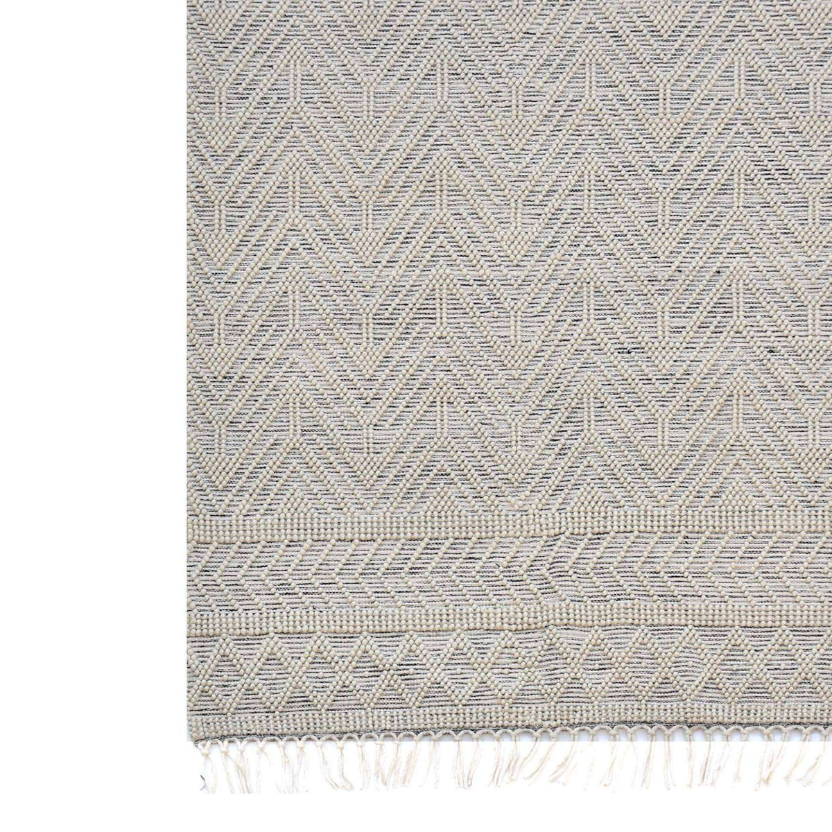 Tapis Leda en laine tressée 6x9
