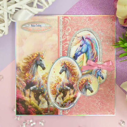 Rêves de Licorne Acétate Luxe Effet Feuille d'Or