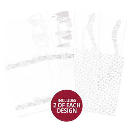 Snow Adorable Luxury Foiled Acetate
