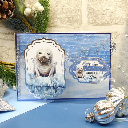 Snow Adorable Luxury Foiled Acetate