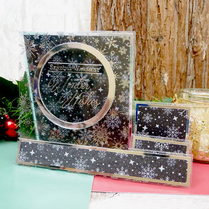 Luxury Festive Foiled Acetate Sentiment Sheets