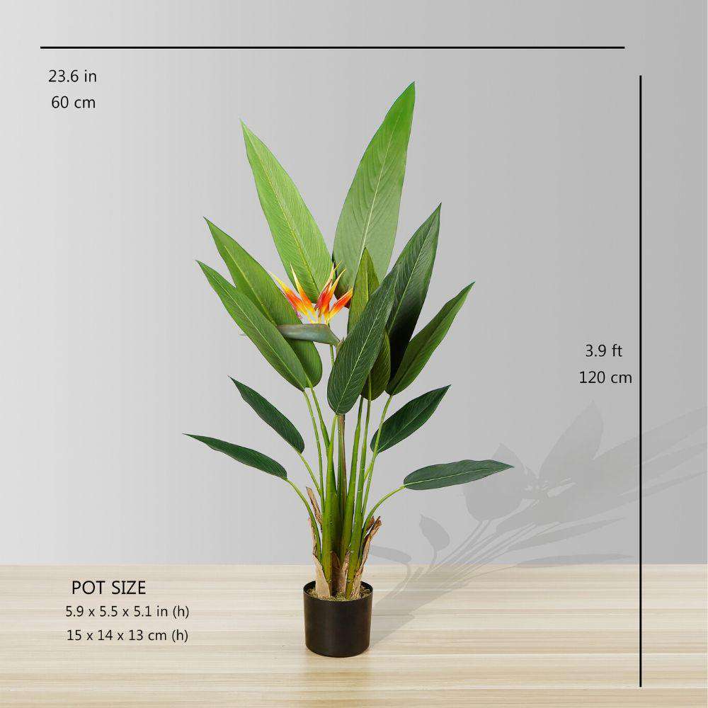 Plante artificielle en pot Oiseau de paradis Luza (plusieurs tailles)